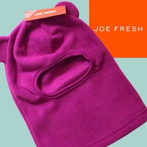 NWT Joe Fresh Toddler Fuchsia Fleece Balaclava Hat